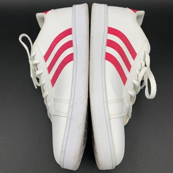 Adidas Womens White & Pink Sneakers Shoes Size 7.5 SPG 753001 - Picture 5 of 7